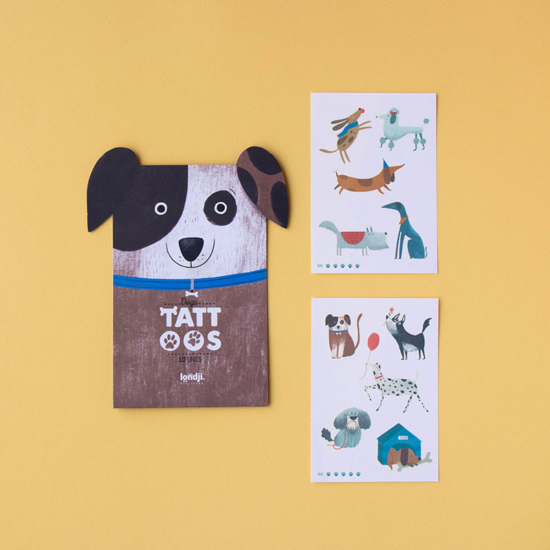 10 dog temporary tattoos